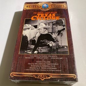 Vintage 1992 Texas Cyclone Movie VHS Sealed Wayne Film